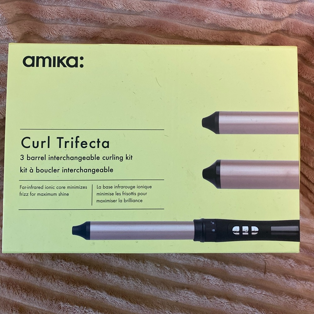 Amika curl trifecta interchangeable curling wand